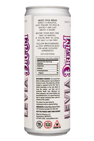 Levia: Levia-12oz-2021-CannabisSeltzer-Dream-Facts