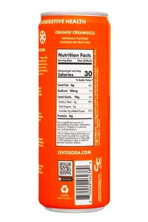Levo: Levo-12oz-2024-Soda-OrangeCream-Facts
