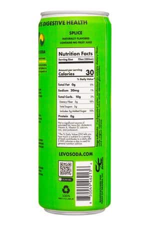 Levo: Levo-12oz-2024-Soda-Splice-Facts