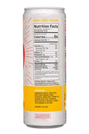 Life Cider: LifeCider-12oz-2023-ACVLemonade-MangoCitrus-Facts