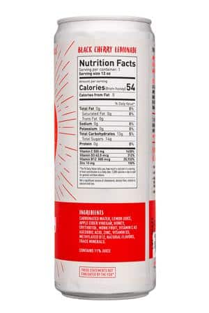 Life Cider: LifeCider-12oz-2023-ACVLemonade-BlackCherry-Facts