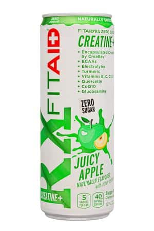LIFEAID: LifeAid-12oz-2024-FitAid-ZeroSugar-JuicyApple-Front