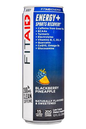 LIFEAID: LifeAid-12oz-2022-FitEnergyPlus-BlackberryPineapple-Front