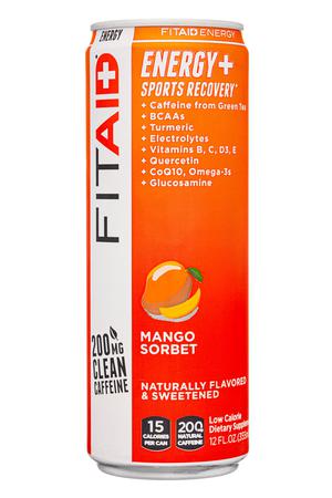 LIFEAID: LifeAid-12oz-2022-FitEnergyPlus-MangoSorbet-Front