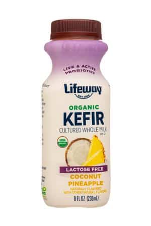 Lifeway Organic: Lifeway-8oz-2024-Kefir-CoconutPineapple-Front