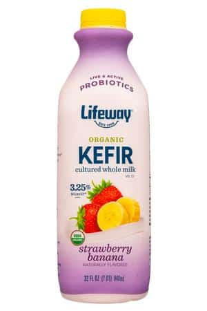 Lifeway Organic: Lifeway-32oz-2023-Kefir-StrawBanana-Front