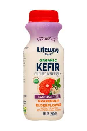 Lifeway Organic: Lifeway-8oz-2024-Kefir-GrapefruitElderflower-Front
