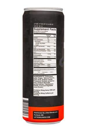 Lifted Blends: LiftedBlends-12oz-2024-RecoveryCBD-StrawbPine-Facts