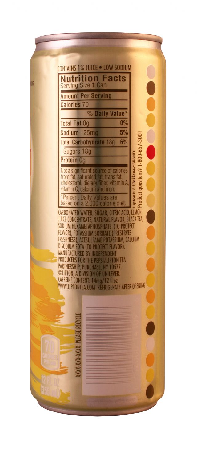 Lipton Sparkling Iced Tea: Lipton SparkLem Facts