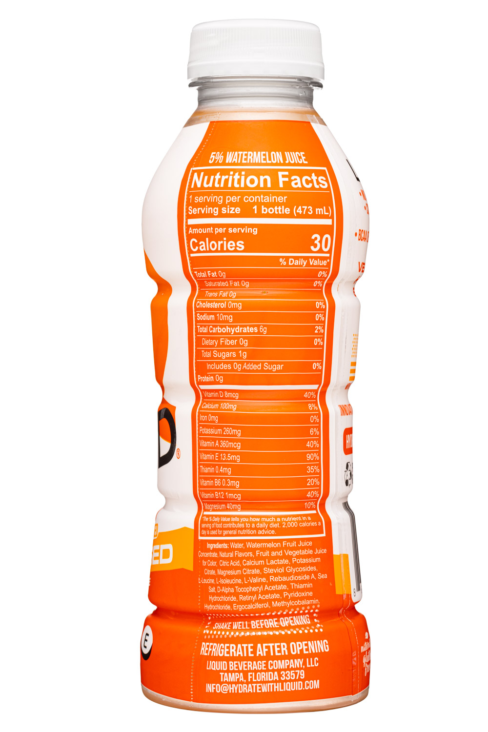 Liquid: LiquidHydration-16oz-2021-Vegan-OrangeMango-Facts