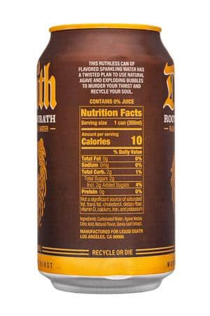 Liquid Death: LiquidDeath-12oz-2025-FlavoredWater-RootbeerWrath-Facts