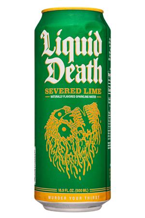 Liquid Death: LiquidDeath-16oz-2022-Sparkling-SeveredLime-Front