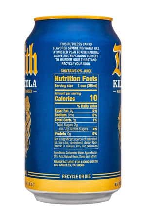 Liquid Death: LiquidDeath-12oz-2025-FlavoredWater-KillerCola-Facts