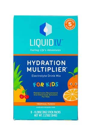 Liquid I.V.: LiquidIV-2oz-2023-MultiplierKids-TropicalPunch-Front