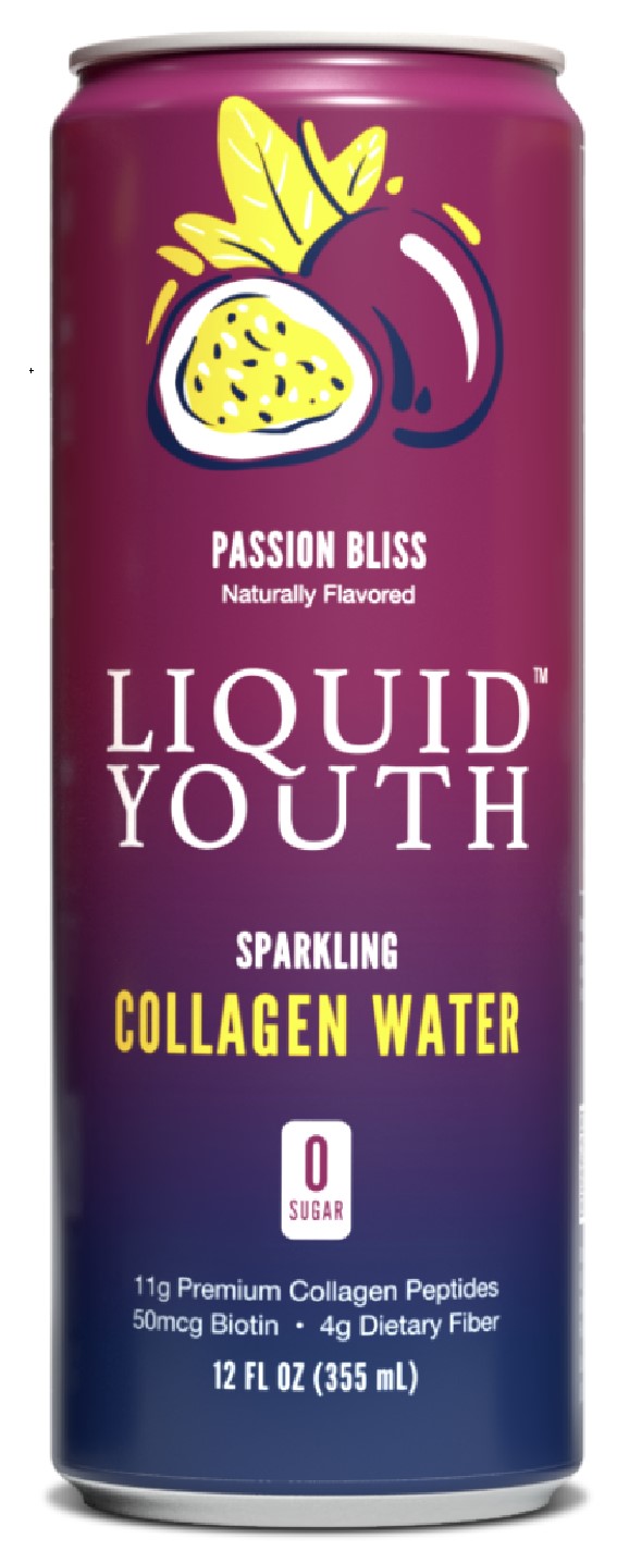 Liquid Youth Sparkling Collagen Water Passion Bliss