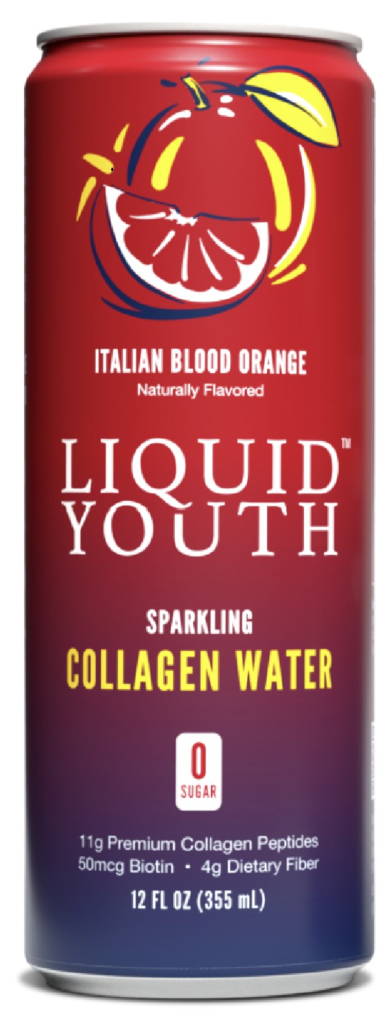 Liquid Youth Sparkling Collagen Water Italian Blood Orange