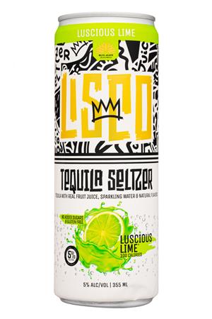 Lisco Spirits: Lisco-355ml-2021-TequilaSeltzer-LusciousLime