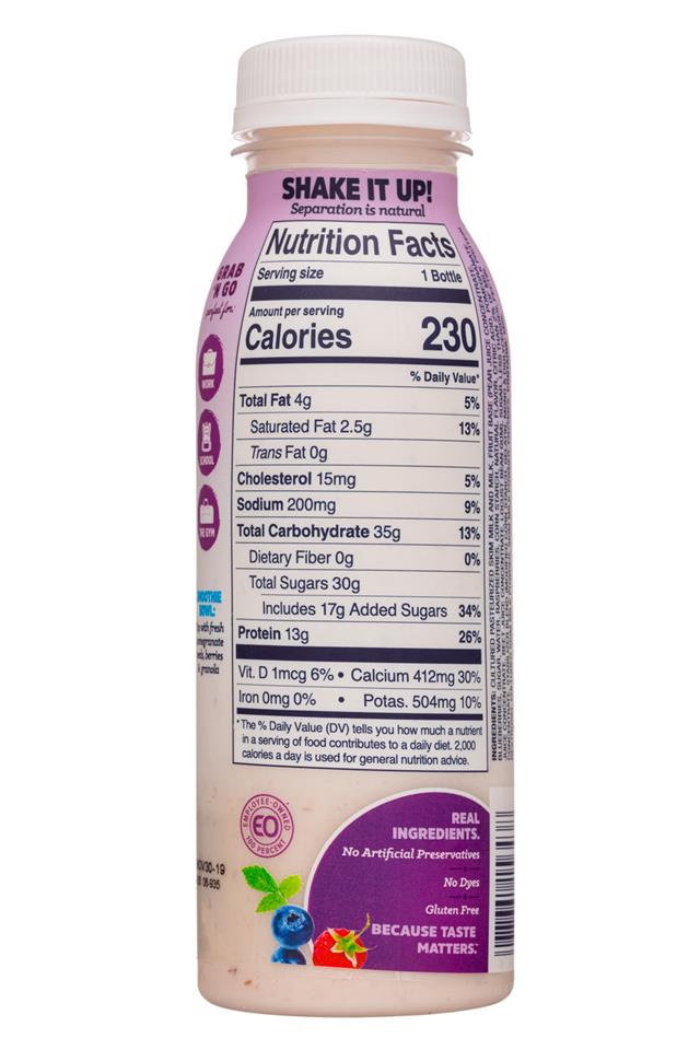 Litehouse: Litehouse-9oz-GreekYogurtSmoothie-SuperBerry-Facts