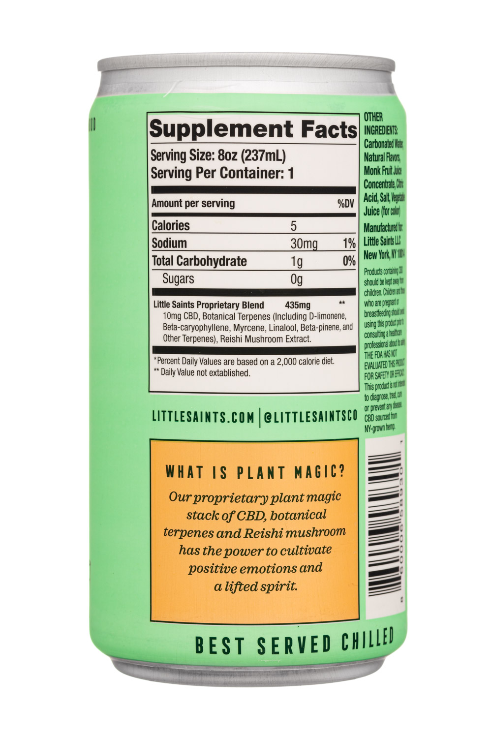 Little Saints: LittleSaints-8oz-2022-Mocktail-Paloma-Facts