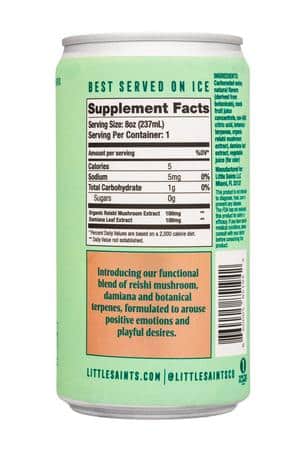 Little Saints: LittleSaints-8oz-2024-OldFash-ReishiDamiana-Facts