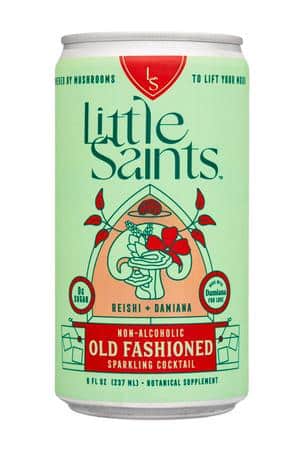 Little Saints: LittleSaints-8oz-2024-OldFash-ReishiDamiana-Front