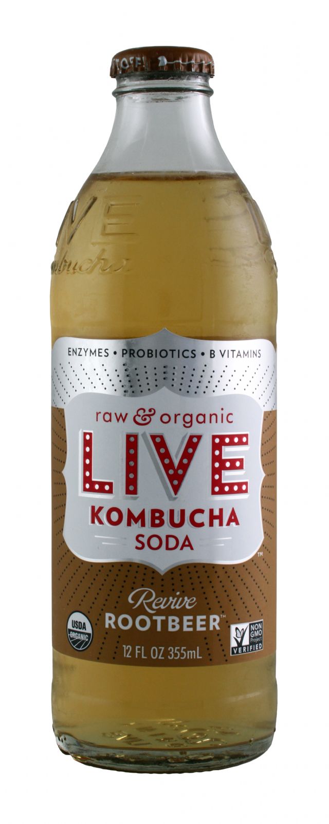 LIVE Kombucha: Live ReviveRoot Front