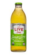 LIVE Kombucha: Live-RawSoda-12oz-Kombucha-LemonLime-Front