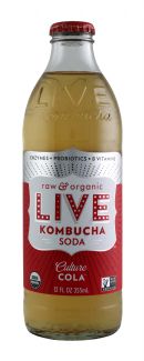 LIVE Kombucha: Live CultureCola Front