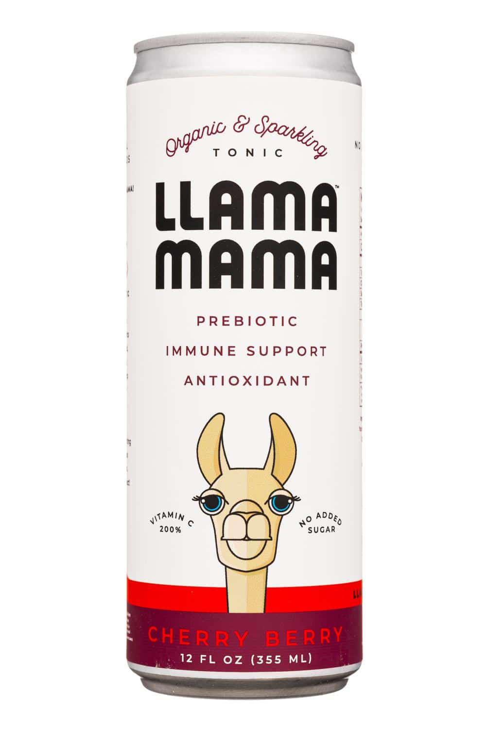 Llama Mama : LlamaMama-12oz-2022-OGSpkTonic-CherryBerry-Front