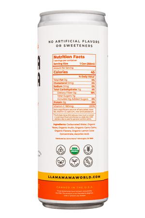 Llama Mama : LlamaMama-12oz-2022-OGSpkTonic-Clementine-Facts