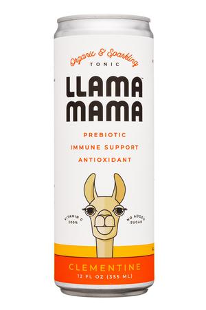Llama Mama : LlamaMama-12oz-2022-OGSpkTonic-Clementine-Front