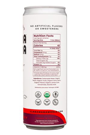 Llama Mama : LlamaMama-12oz-2022-OGSpkTonic-CherryBerry-Facts