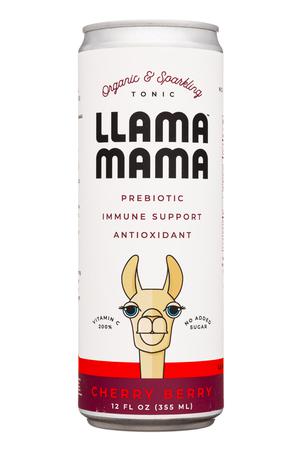 Llama Mama : LlamaMama-12oz-2022-OGSpkTonic-CherryBerry-Front