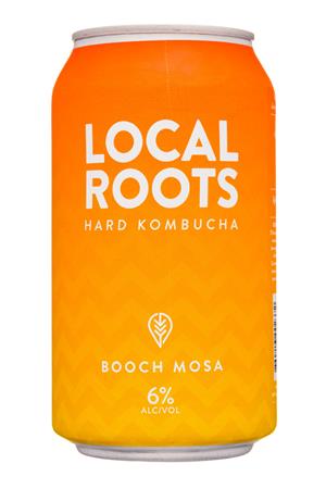 Local Roots Kombucha: LocalRoots-12oz-2020-HardBuch-BoochMosa