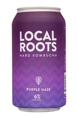 Local Roots Kombucha: LocalRoots-12oz-2020-HardBuch-PurpleHaze
