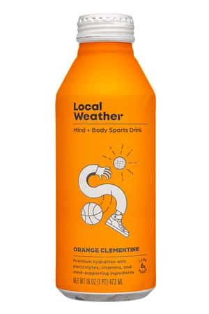 Local Weather: LocalWeather-16oz-2023-SportsDrink-OrangeClementine-Front