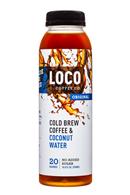 Loco Coco: LocoCoffee-CoconutWater-ColdBrew-10oz-Original-Front