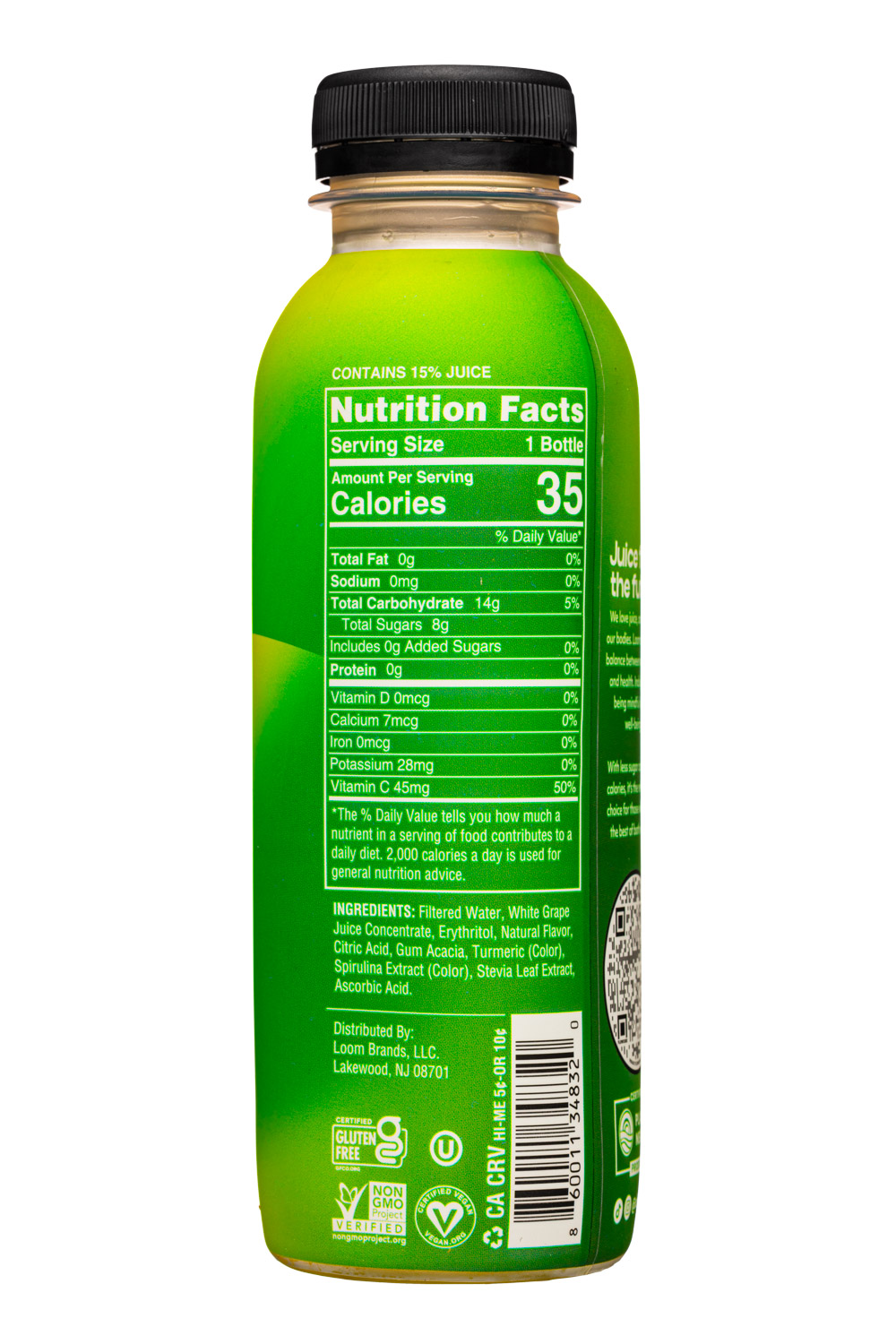 Loom: Loom-12oz-2024-JuiceWater-CosmicCandyGrape-Facts