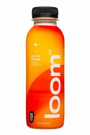 Loom: Loom-12oz-2024-JuiceWater-AuroraOrange-Front