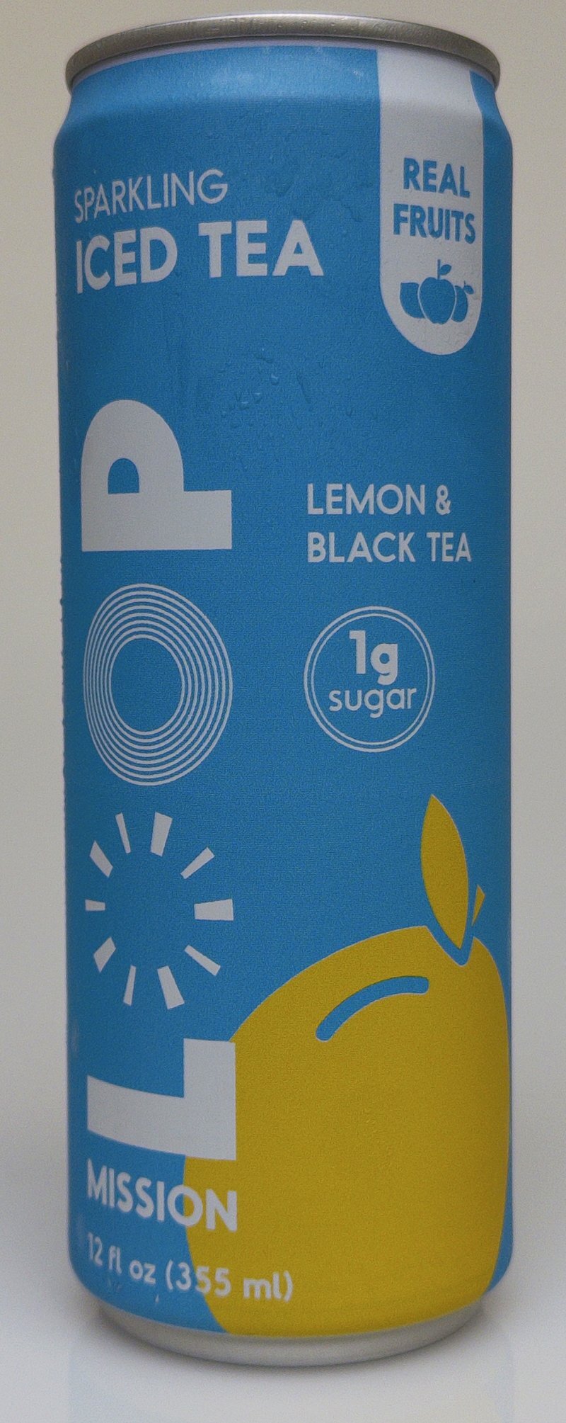 Sparkling Iced Tea Lemon & Black Tea