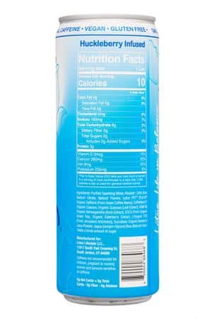Lotus Energy Drinks: Lotus-12oz-2025-Blue-Facts