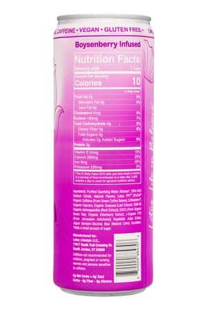 Lotus Energy Drinks: Lotus-12oz-2025-Purple-Facts