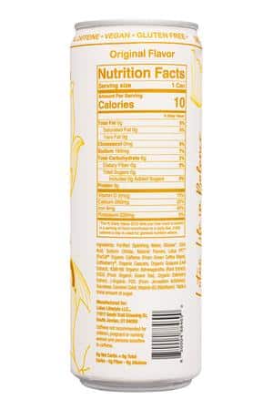 Lotus Energy Drinks: Lotus-12oz-2025-Gold-Facts