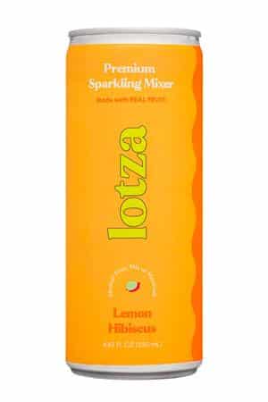 Lotza: Lotza-8oz-2024-SparklingMixer-LemonHibiscus-Front
