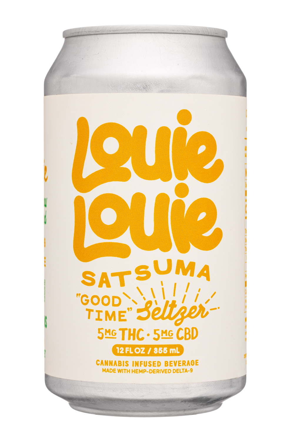 Louie Louie: LouieLouie-12oz-2023-Satsuma-CBDSeltzer-Front