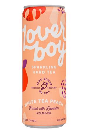 Loverboy: Loverboy-12oz-2020-SparklingHardTea-WhiteTeaPeach