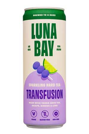 LUNA BAY BOOCH: LunaBay-12oz-2023-HardTea-Transfusion