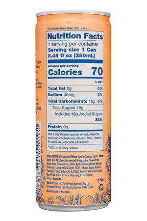Lyre's: Lyres-8oz-2021-NonAlcCocktail-AmalfiSpritz-Facts