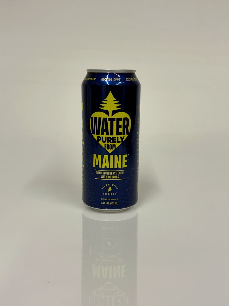 Water Purely From Maine Wild Blueberry Lemon with Bubbles