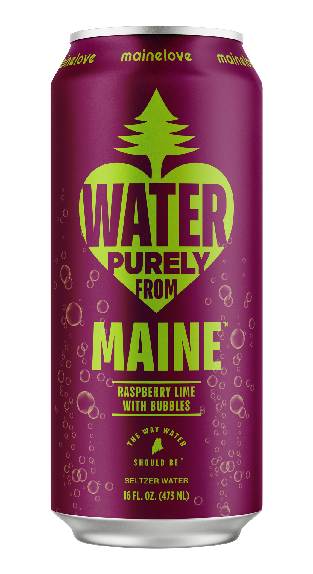 Photo of Water Purely From Maine Raspberry Lime With Bubbles - mainelove (uploaded by company)